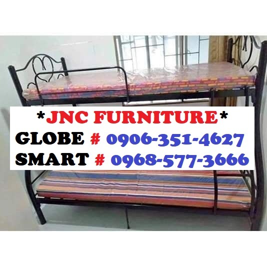 beds double deck BUNK BED FRAME with ORDINARY FOAM stock 883, Furniture
