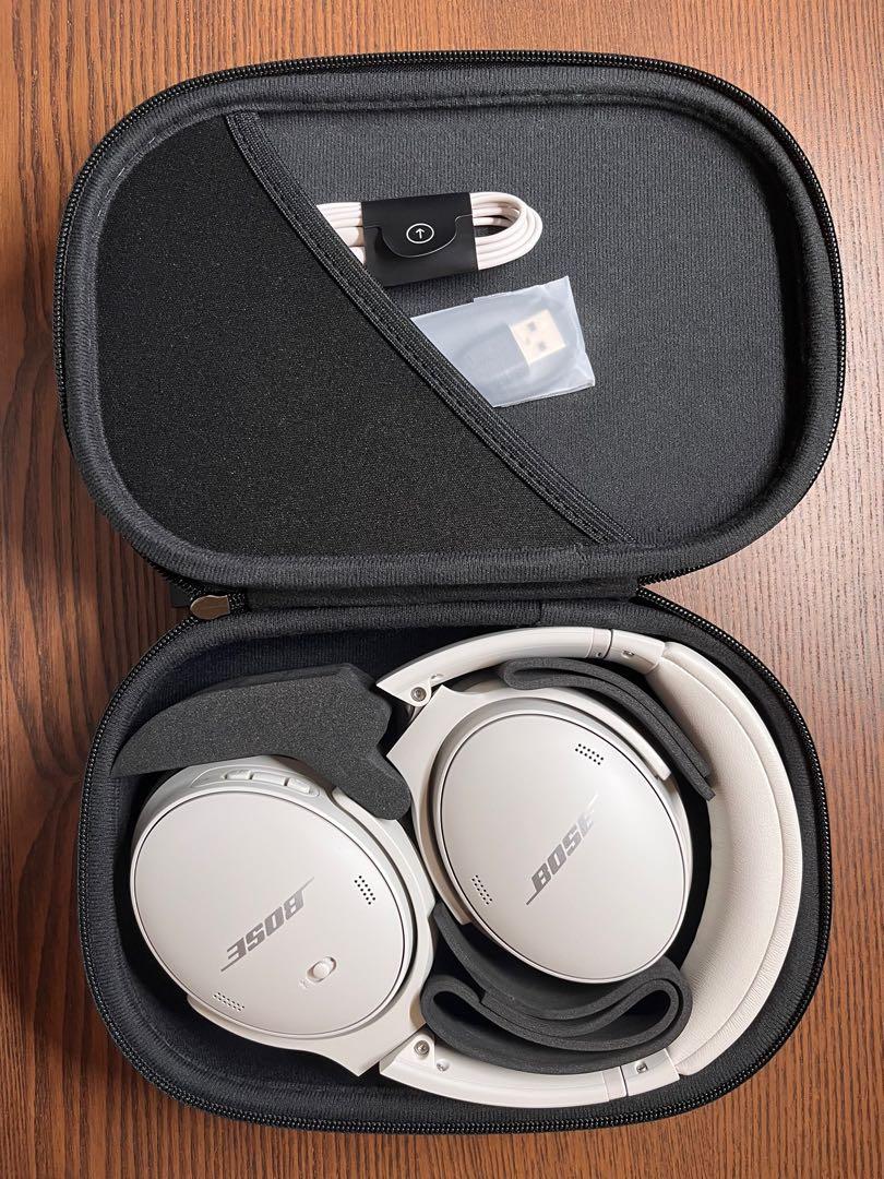 Bose QC45 [White], Audio, Headphones & Headsets on Carousell