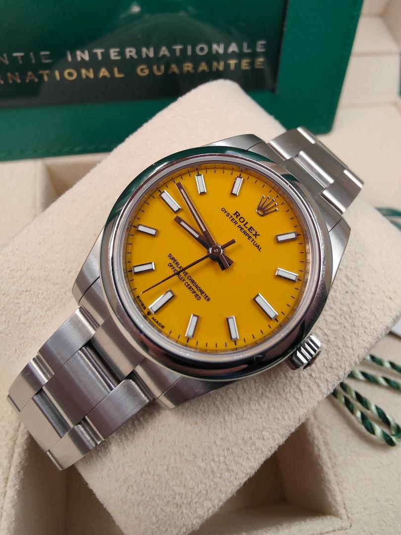 Rolex top op yellow