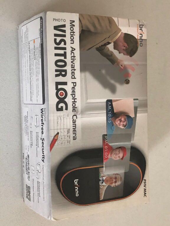 Motion activated peephole camera cheap