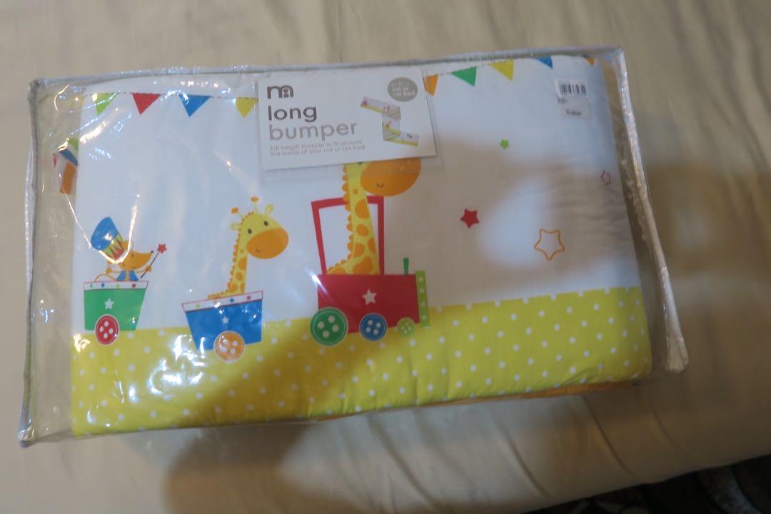 ( New ) cot crib Bumper mothercare / long bumper / bumper bed