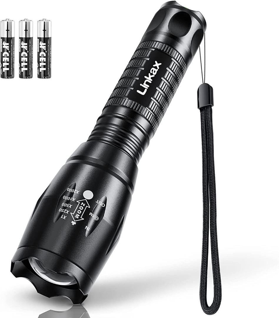 Linkax LED Torch LED Flashlight Adjustable Focus Handheld Flashlight Super 800 3 