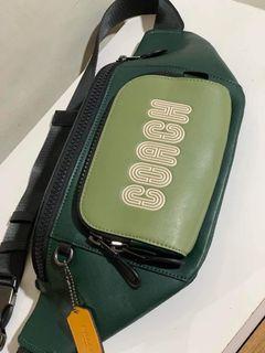 C6653 Track Belt Bag In Colorblock With Coach Patch