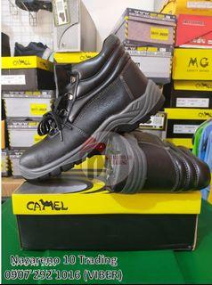 Camel Highcut Safety shoes w/steeltoe 143