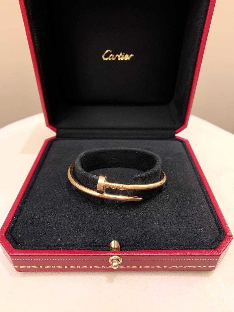 Cartier Juste Un Clou JUC Bracelet 18K Rose Gold, Luxury, Accessories ...