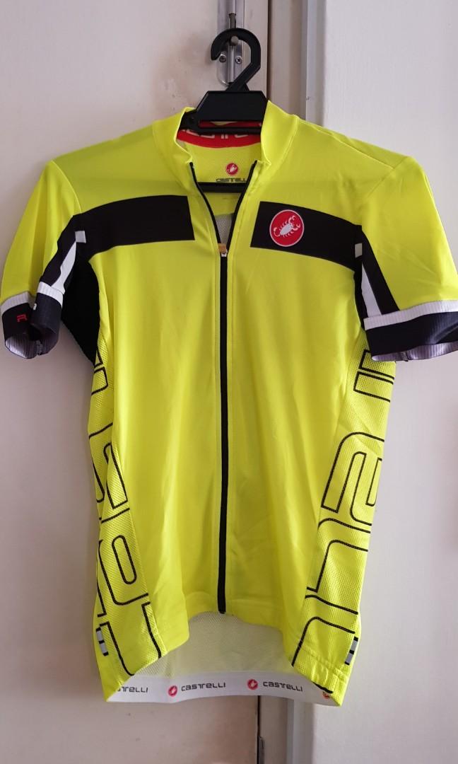 Castelli rosso corsa jersey store