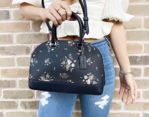 Coach Mini Sierra Satchel Floral Luxury Bags Wallets on