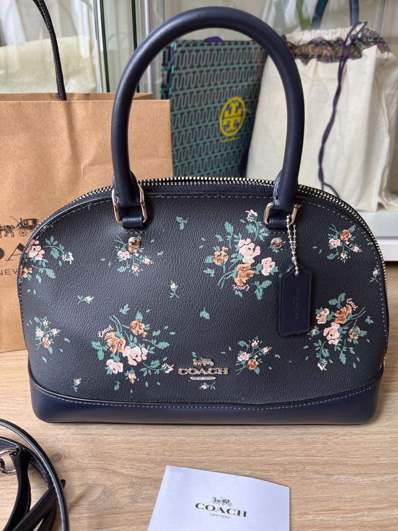 Coach mini hotsell sierra satchel floral