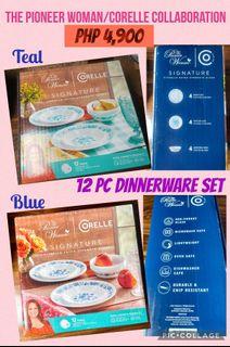 Corelle/Pioneer Woman Collaboration 12 piece Dinnerware Set