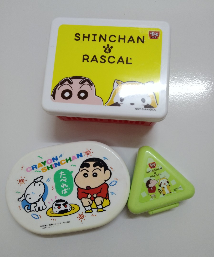 Crayon shinchan bento box, Hobbies & Toys, Toys & Games on Carousell