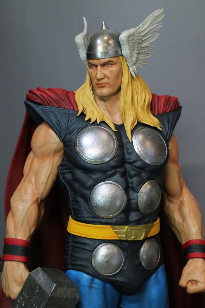 Custom Alex Ross Thor Arkham Studios 1:4 Scale Statue Ownage Kit