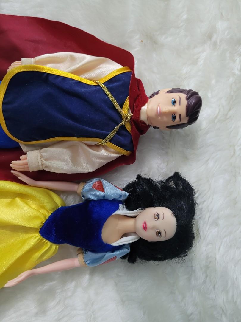 Coffret Poupées Blanche Neige Prince Florian Disney Simba Toys vintage  mannequin duo couple