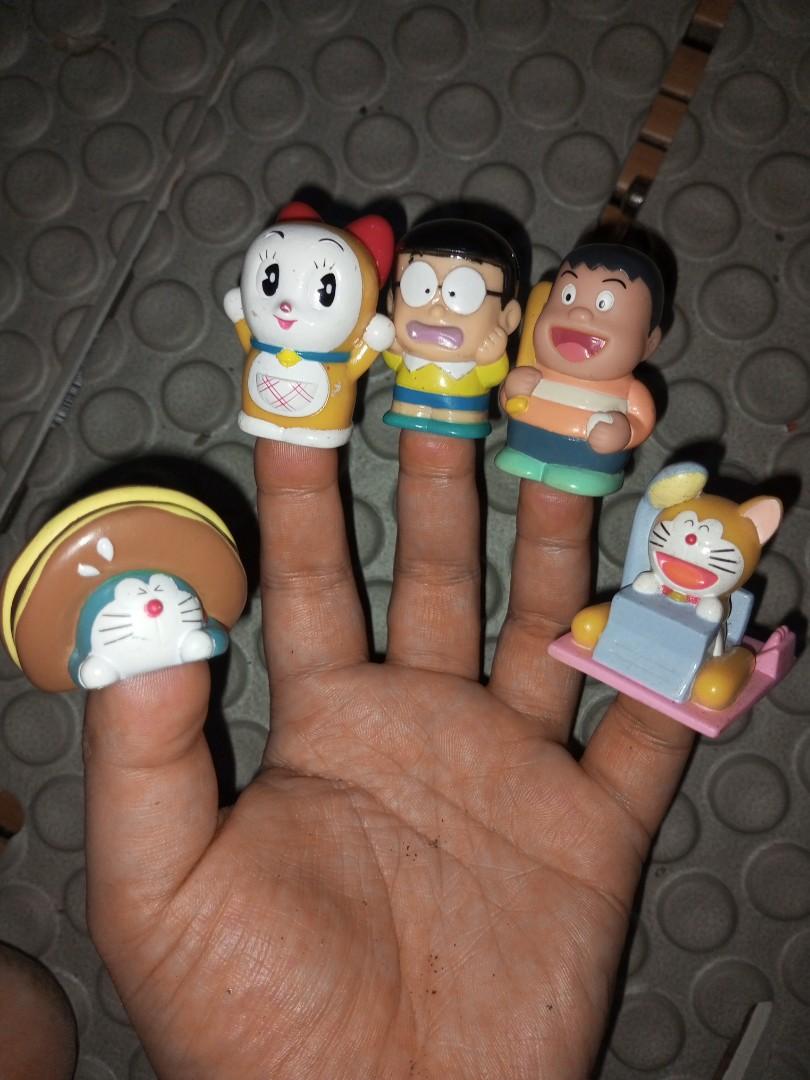 doraemon finger puppets, Hobbies & Toys, Toys & Games on Carousell