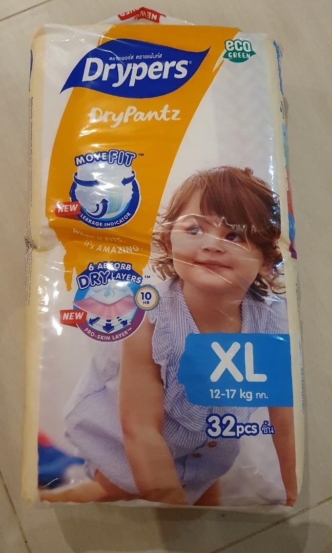 Drypers Drypants XL, Babies & Kids, Bathing & Changing, Diapers & Baby