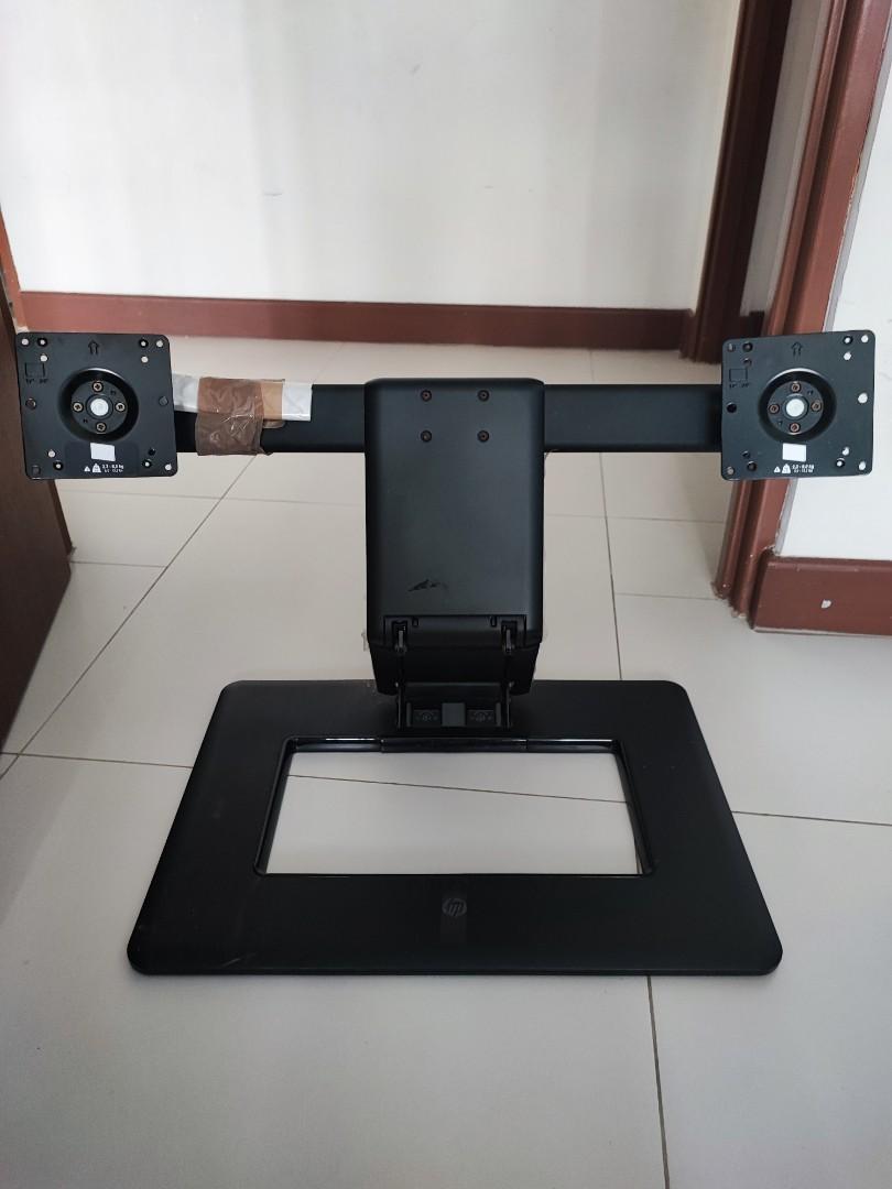 Dual HP monitor stand, Computers & Tech, Desktops on Carousell