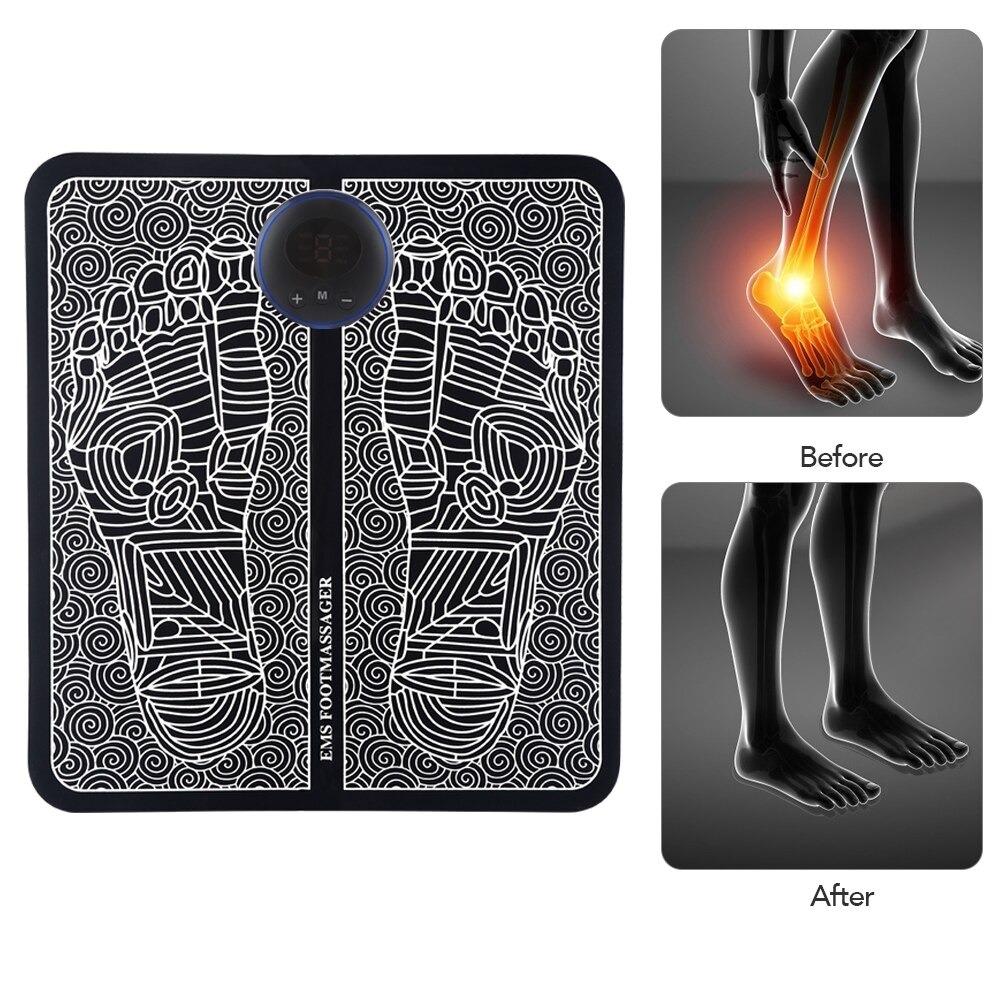 EMS Foot Massage Mat Electrical Muscle Stimulation Foot Massager EMS