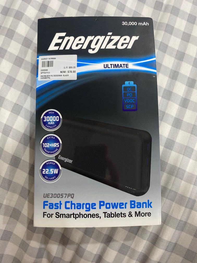 Energizer Power Bank 30,000mAh 22.5W