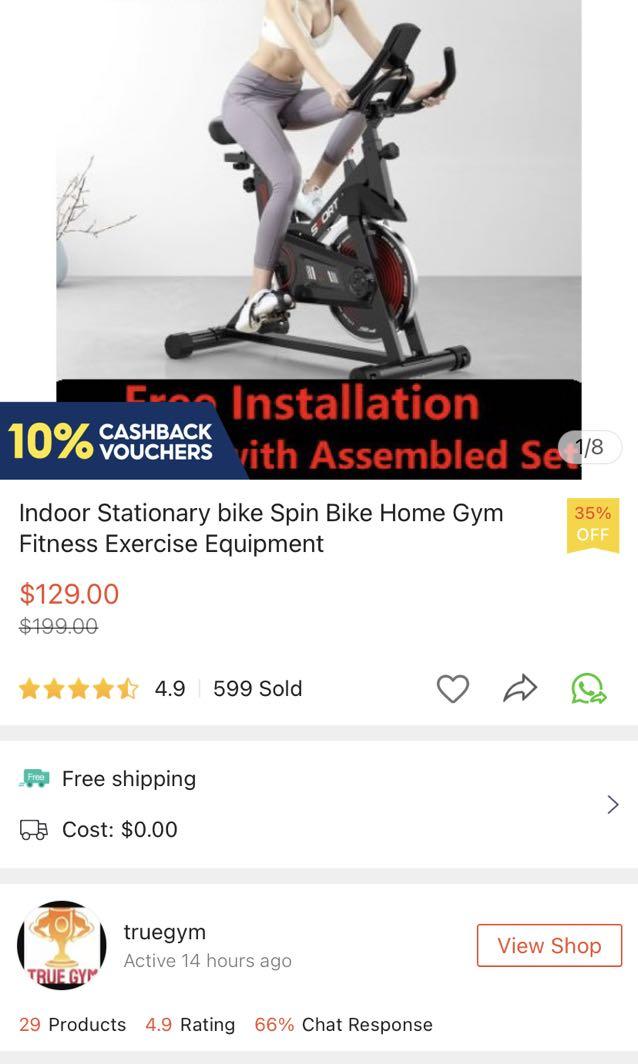 Exercise bike cost cheap