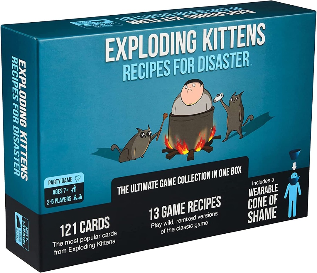 Exploding Kittens Recipes for Disaster 爆炸貓 災難食譜 (英文版) [桌遊/Board game/禮物 ...