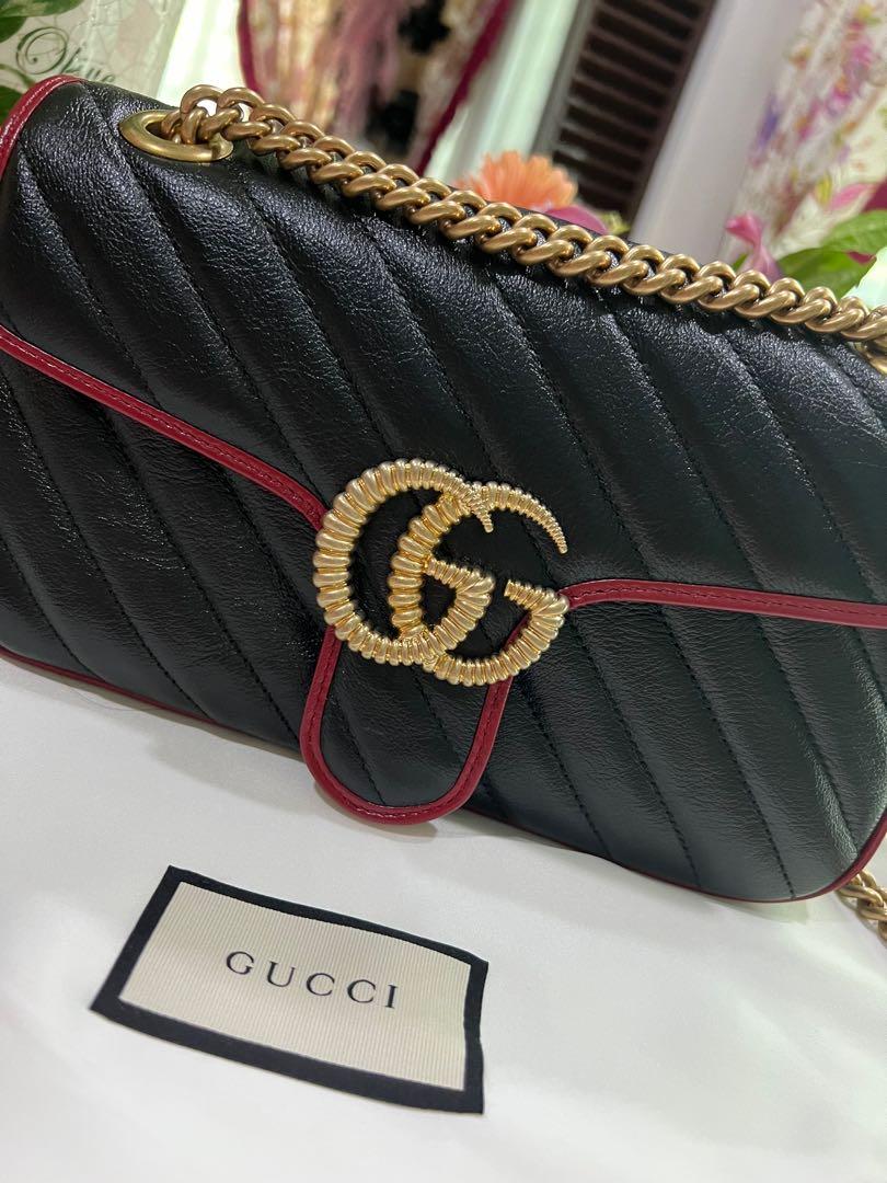 Gucci marmont chevron hotsell