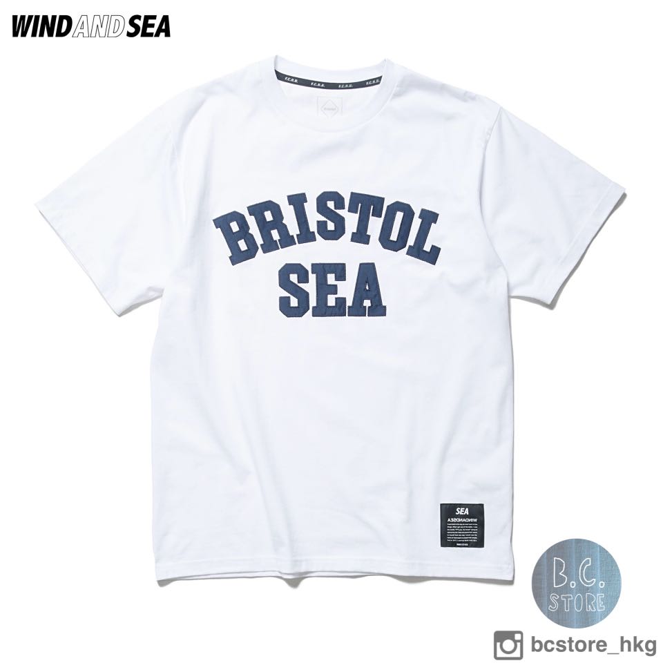 良品質WIND AND SEA BRISTOL SEA BIG LOGO TEE Tシャツ/カットソー(半袖/袖なし)