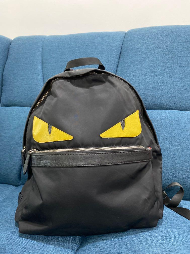 Fendi monster backpack shop nylon