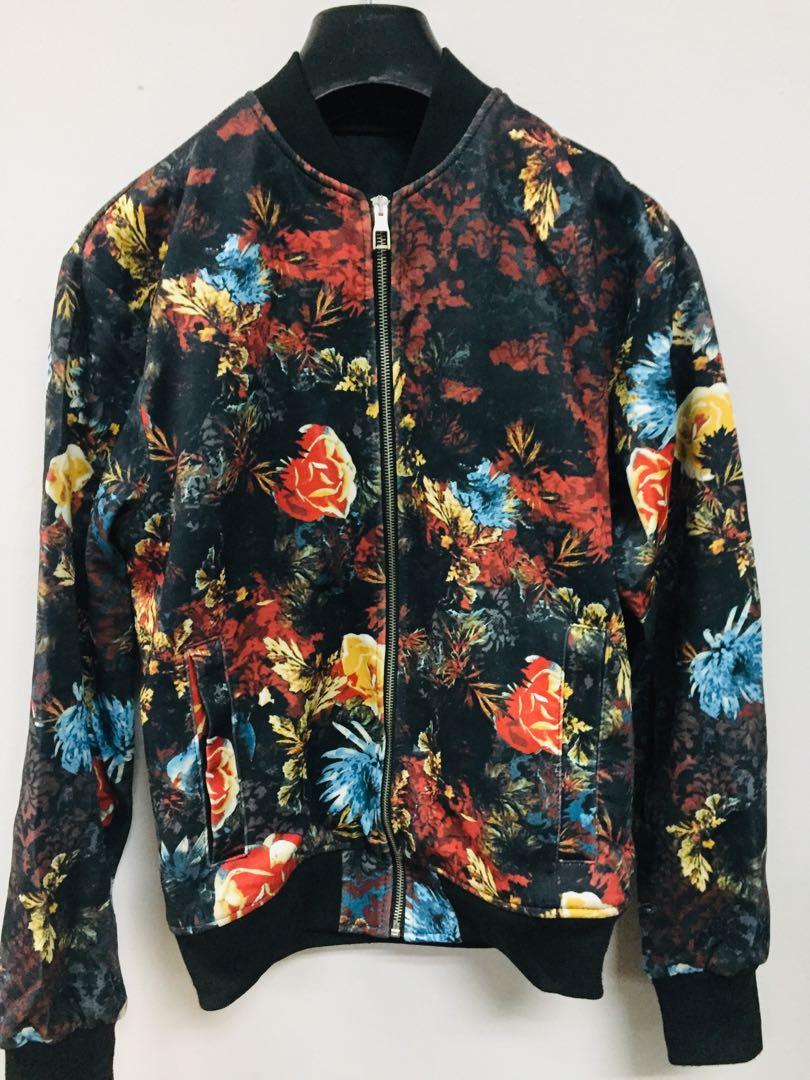 Zara man floral jacket hotsell