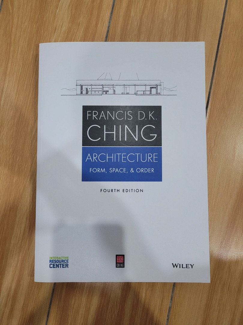 Francis D.K Ching Architectureform, space, and order, Hobbies & Toys