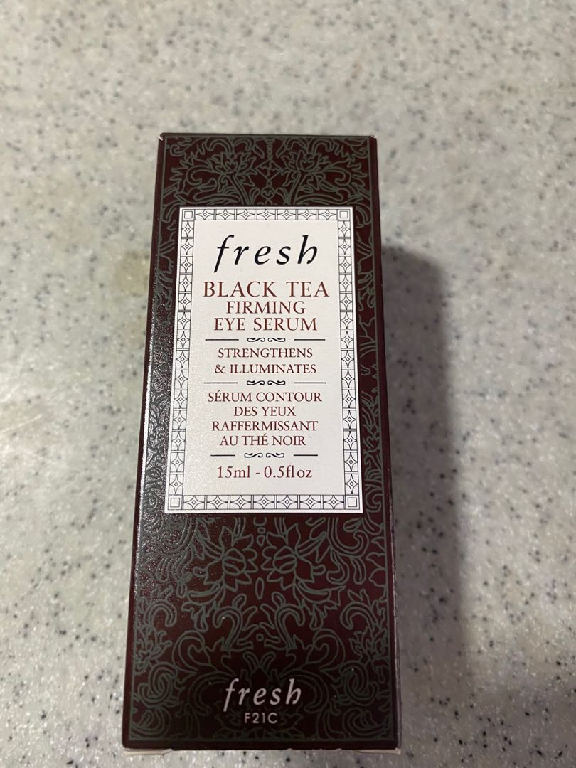 Fresh black tea eye serum, 美容＆化妝品, 健康及美容 皮膚護理, 面部 面部護理 on Carousell