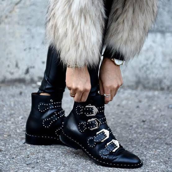 givenchy fur boots