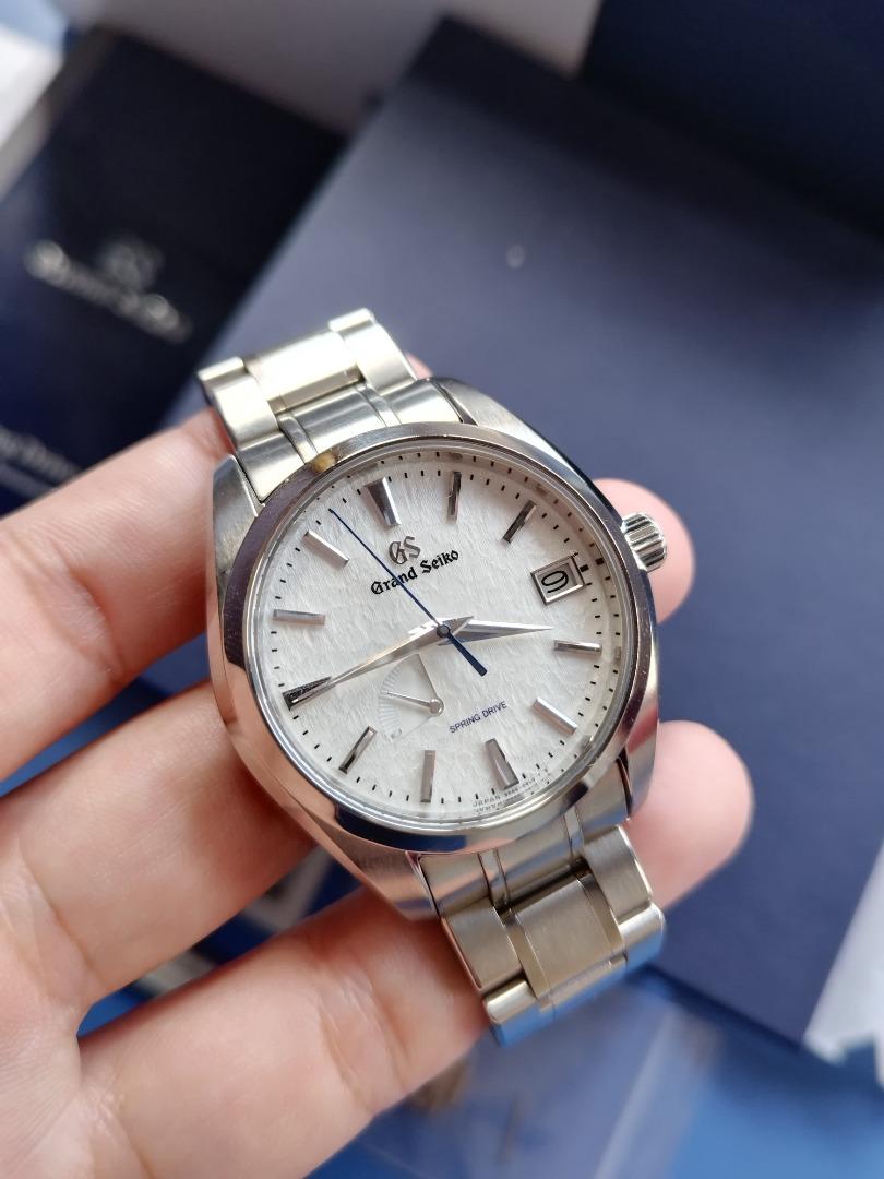 Grand Seiko SBGA211 Snowflake 9R65 41mm Spring Drive, Luxury, Watches on  Carousell