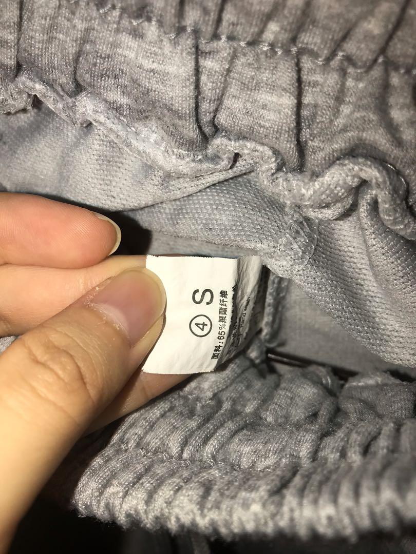 Grey Ripped Joggers Sweatpants Women s Fashion Bottoms Other