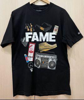 Hall of fame 嘻哈 90 街頭 拼接 九成新 現貨 黑色 HALLOFAME