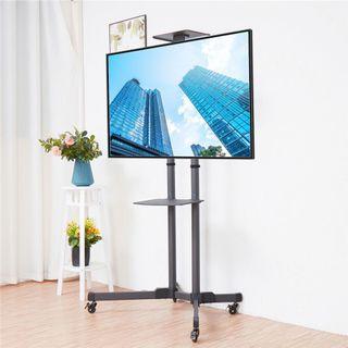 Heavy Duty Tall Universal Mobile TV Cart TV Stand Mount /Trolley for 32-70'' TVs & Monitor