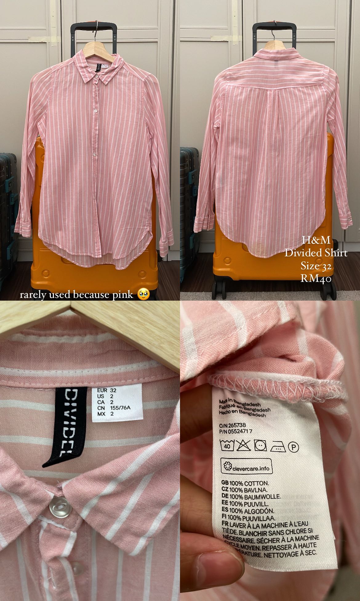 H & m divided shirt outlet