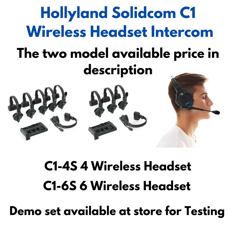 2022モデル Hollyland Solidcom C1-4S インカム 4人用
