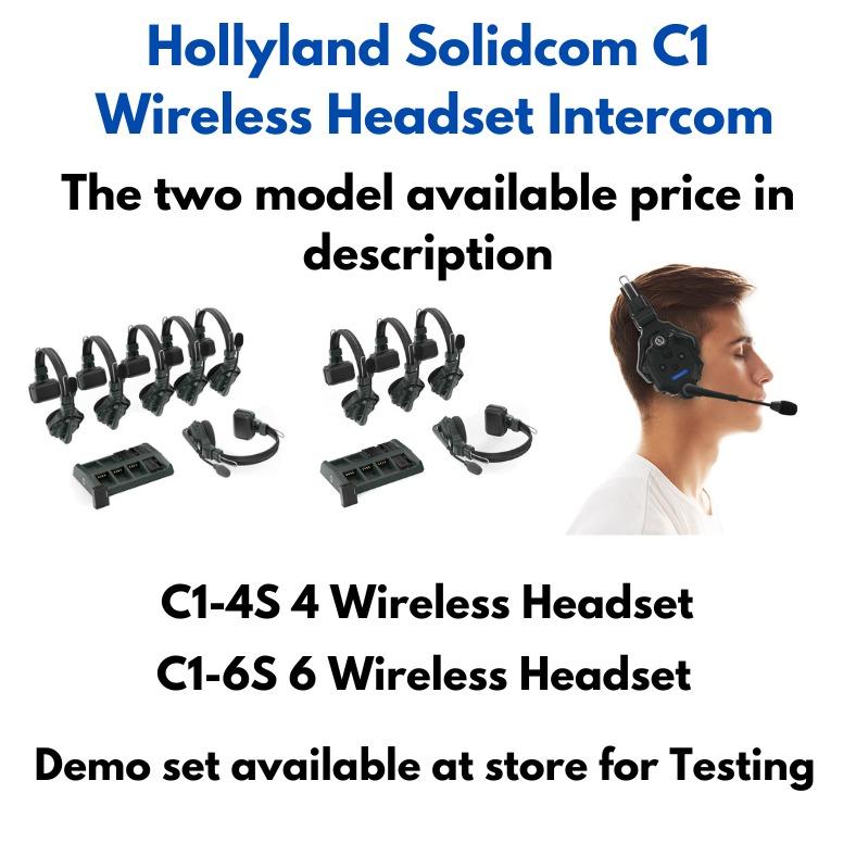  Hollyland Single HUB Base Station for Solidcom C1 Pro, 1.9GHz  Full-Duplex Wireless Headset Intercom System for Team Communication with AB  Grouping UAC Cloud Meeting Announcement Expandable Connection : Electronics