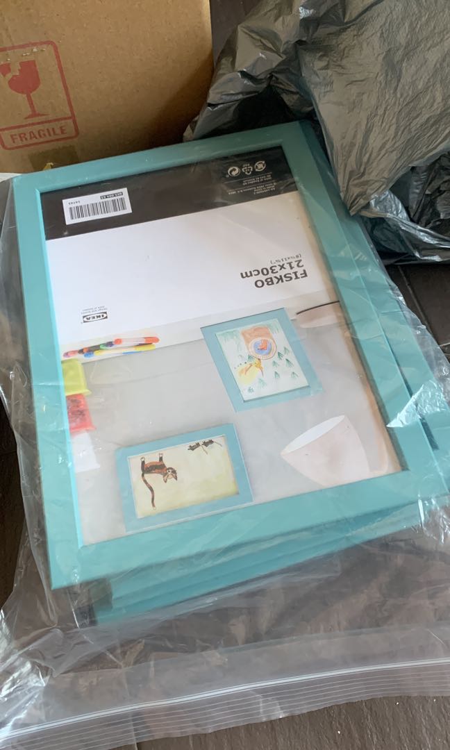 IKEA FISKBO PHOTO FRAME A4 SIZE 21X30CM, Furniture & Home Living, Home