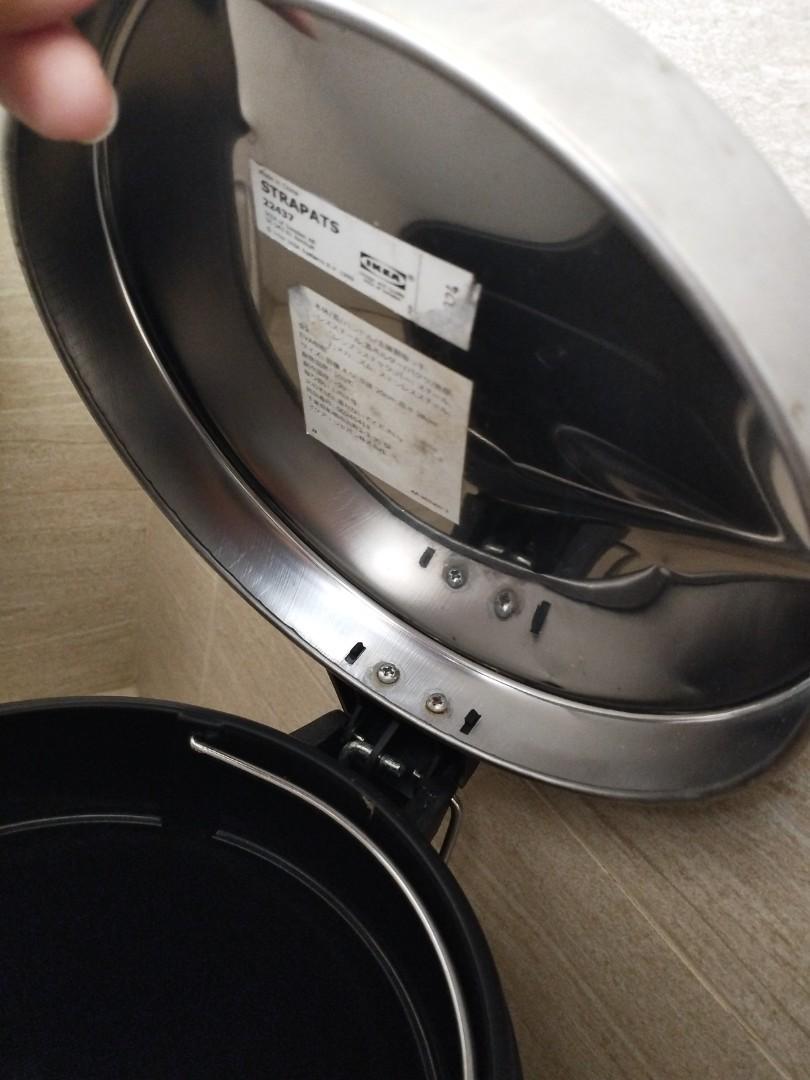 IKEA metal step bin, Furniture & Home Living, Cleaning & Homecare