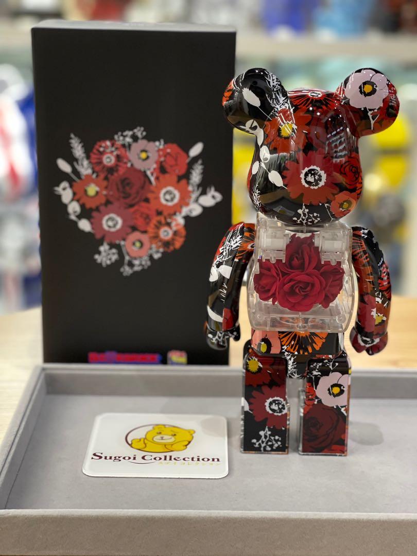 400% BE@RBRICK FLOR@ PINK ROSE