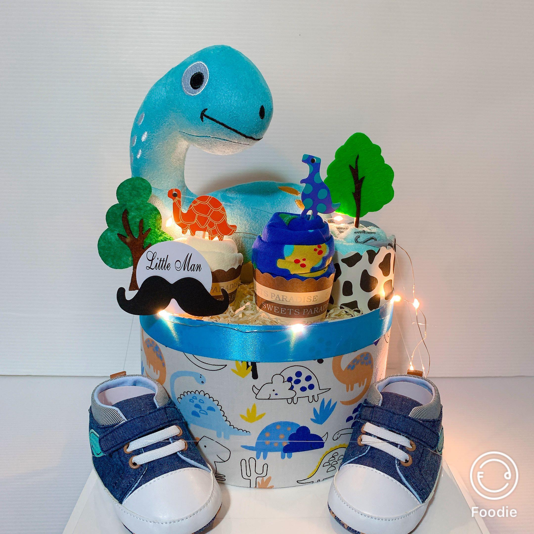 Dinosaur diaper hot sale cake ideas