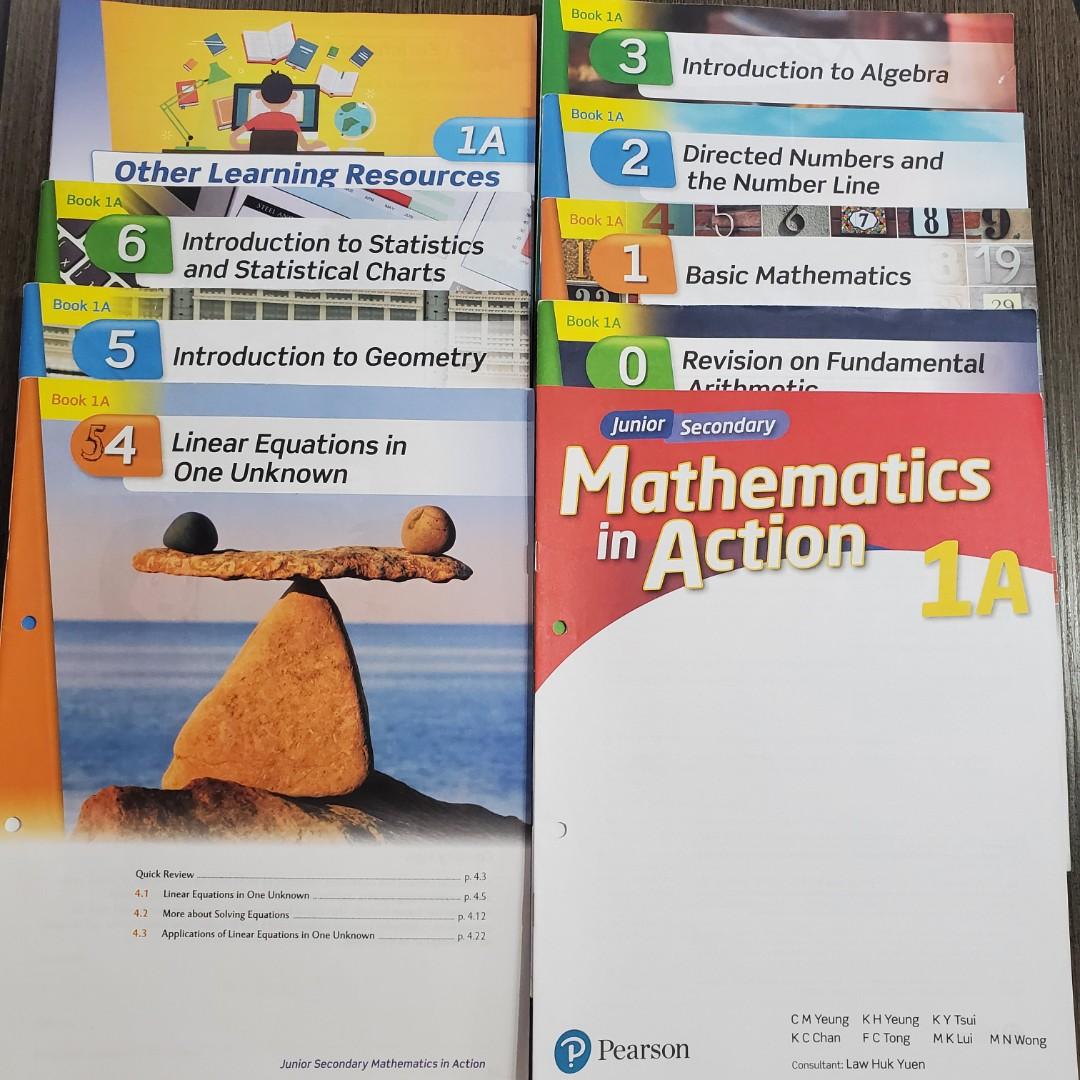 Junior Secondary Mathematics In Action Book 1a 1b 2020 Ed 興趣及遊戲 書本 Junior Secondary Mathematics In Action Book 1a 1b 2020 Ed 興趣及遊戲 書本
