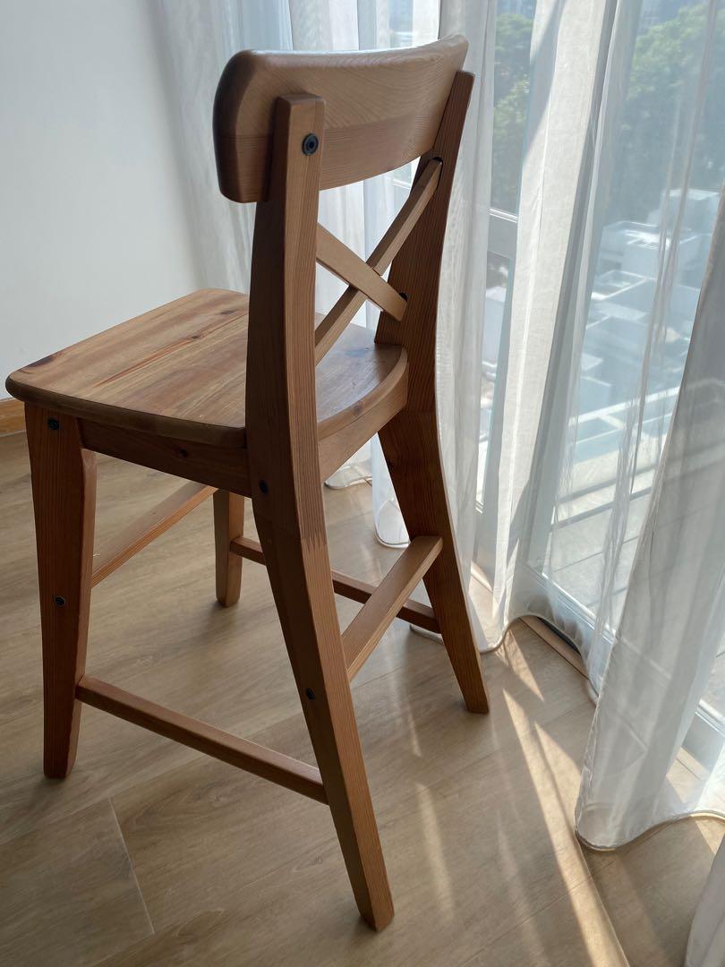 kids dining chair ikea (INGOLF), Babies & Kids, Nursing & Feeding