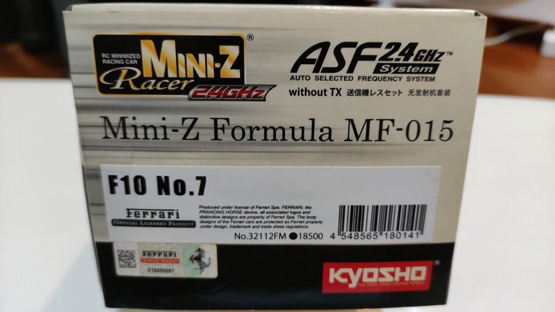 Kyosho MINI-Z Racer Chassis set F1 Ferrari #7 ASF2.4GHz, 興趣及