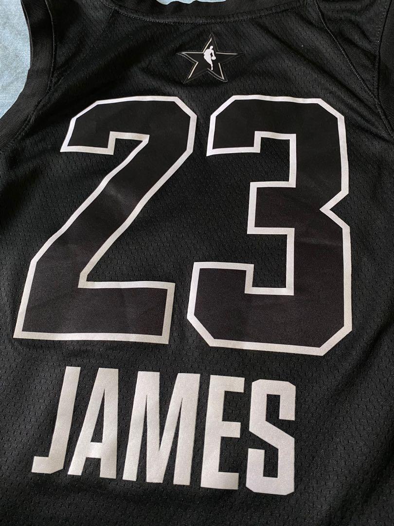 Jordan Lebron James 2018 All Star Game Men's Jersey Black-White 928867-010  