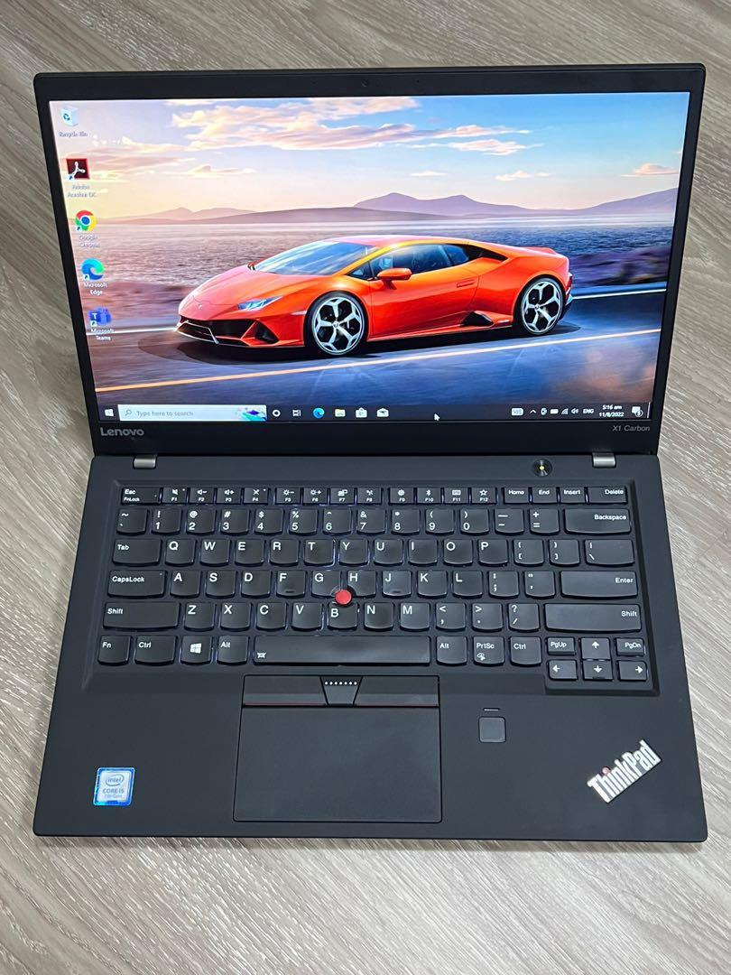 Lenovo ThinkPad X1 Carbon 5th Gen Business Laptop/ i5-7200U/ 8GB RAM/ 256GB  NVMe SSD /Ultra Slim & Light 1.13kg / Windows 10 MS Office 2021
