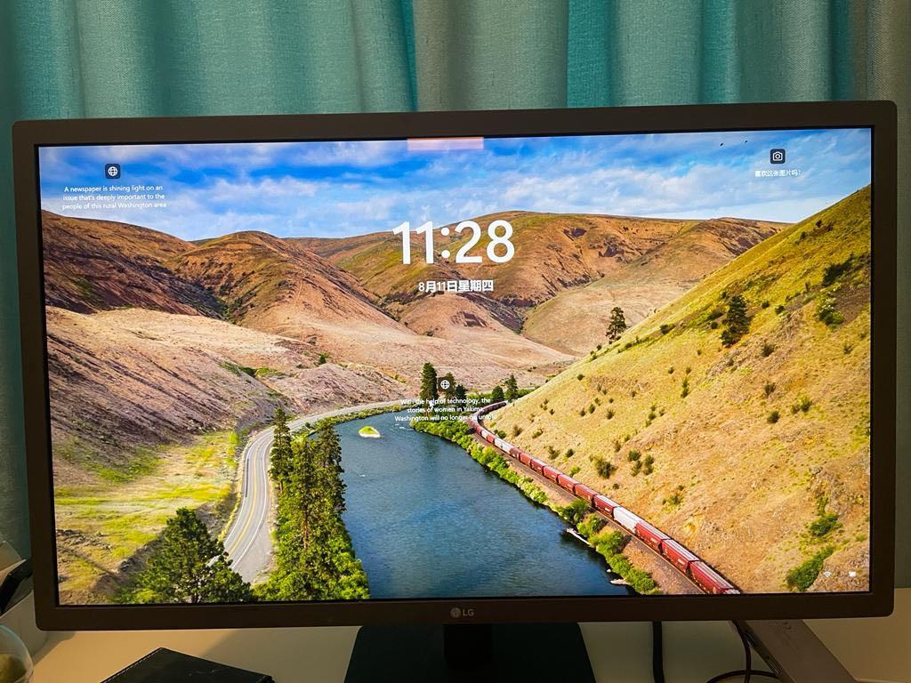 LG UltraFine 4K Display 24MD4KL-B 顯示器23.7寸包配件, 電腦＆科技 