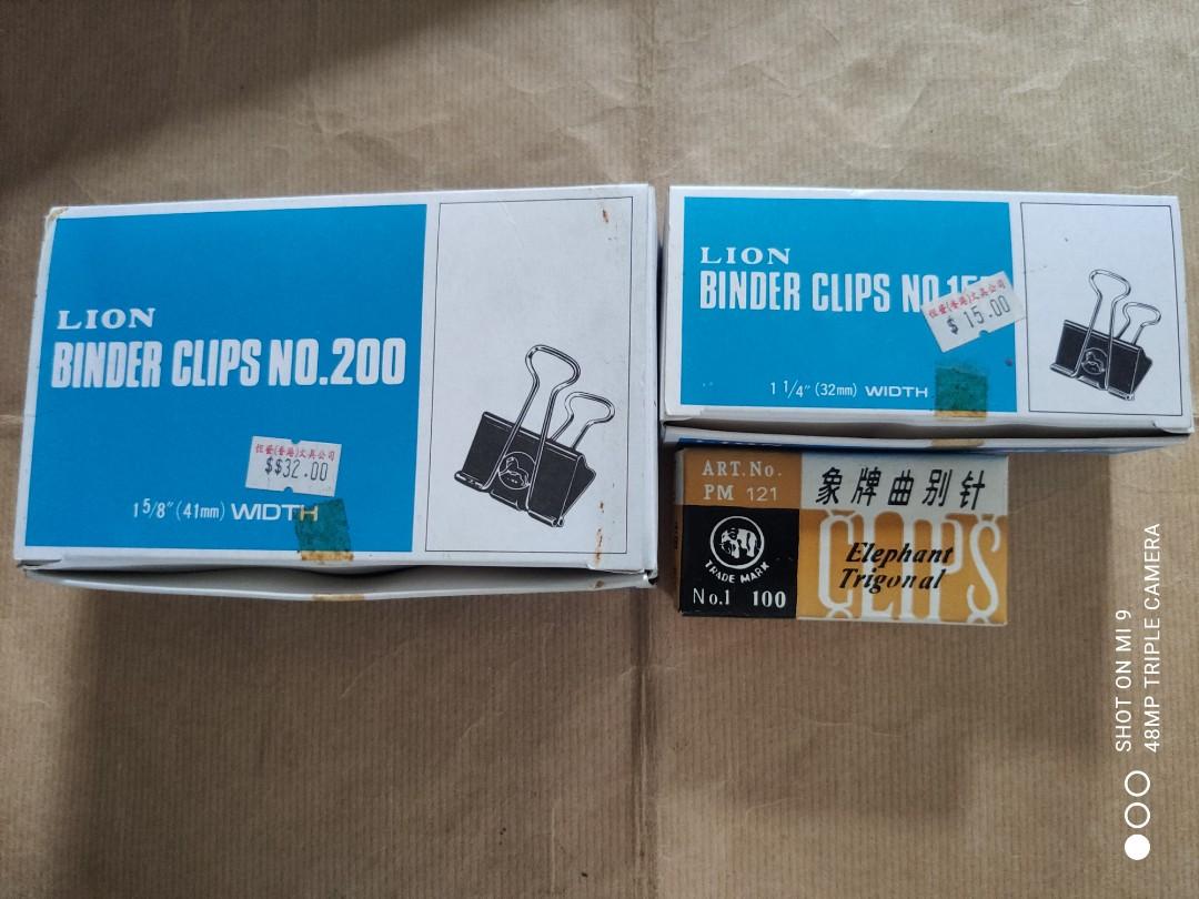 LION Binder clips No.155 LION Binder Clips No.200