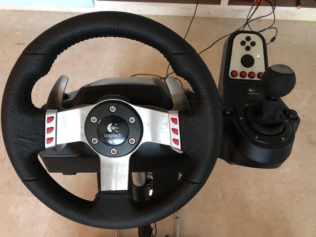 Logitech G27 with Wheel Stand Pro, Video Gaming, Gaming Accessories ...