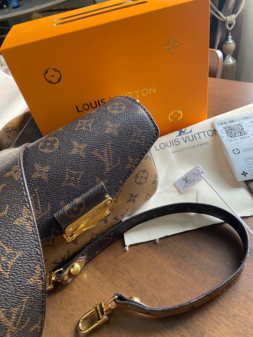 LV round bag, Luxury, Bags & Wallets on Carousell